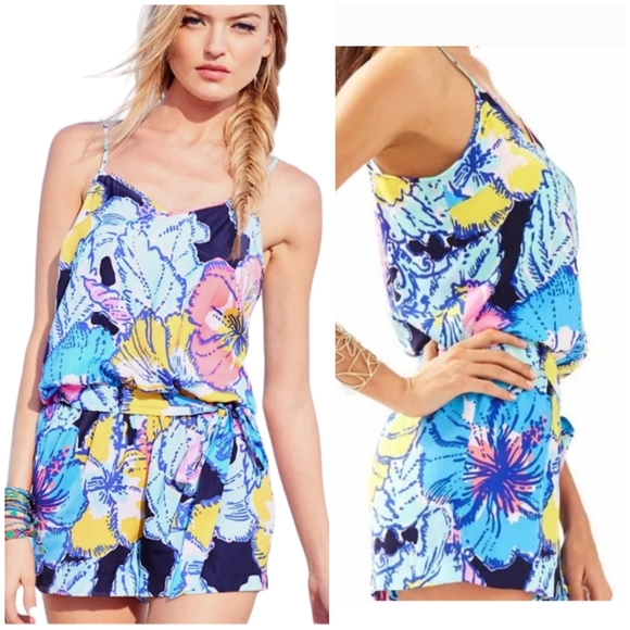 Lilly Pulitzer Deanna romper size L - Picture 1 of 16
